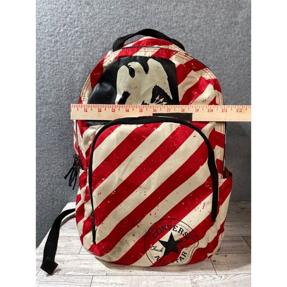 Converse School Bag Zebra Backpack Wide Straps Mens - Picture 11 of 14